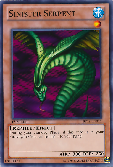 Sinister Serpent [BP02-EN015] Mosaic Rare - PCA Designer Toys