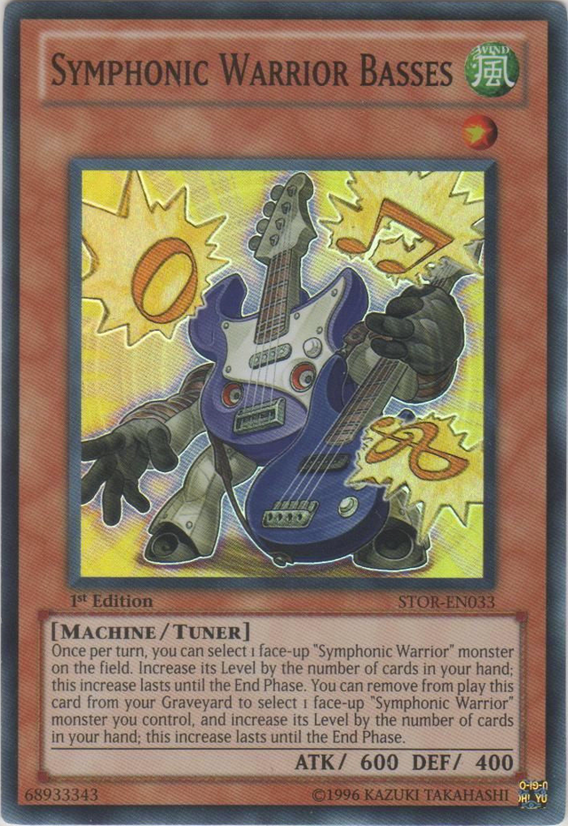 Symphonic Warrior Basses [STOR-EN033] Super Rare - PCA Designer Toys