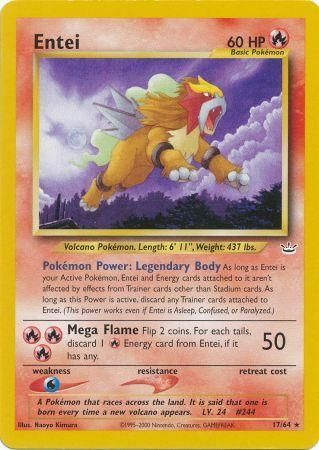 Entei (17/64) [Neo Revelation Unlimited] - PCA Designer Toys