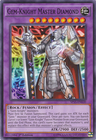 Gem-Knight Master Diamond [SP15-EN030] Common - PCA Designer Toys