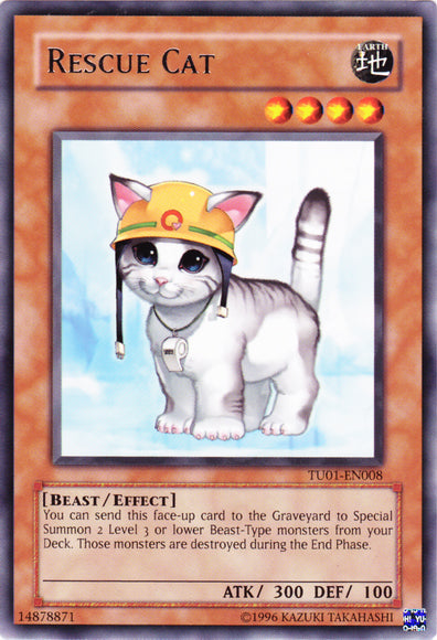 Rescue Cat [TU01-EN008] Rare - PCA Designer Toys