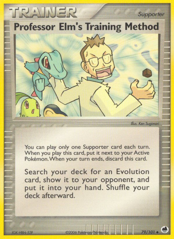 Professor Elm's Training Method (79/101) [EX: Dragon Frontiers] - PCA Designer Toys