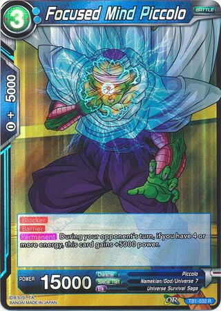 Focused Mind Piccolo (TB1-032) [The Tournament of Power] - PCA Designer Toys