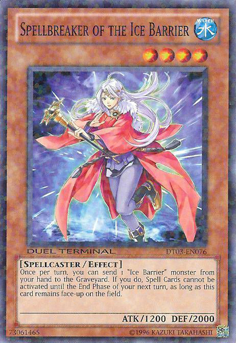 Spellbreaker of the Ice Barrier [DT03-EN076] Common - PCA Designer Toys