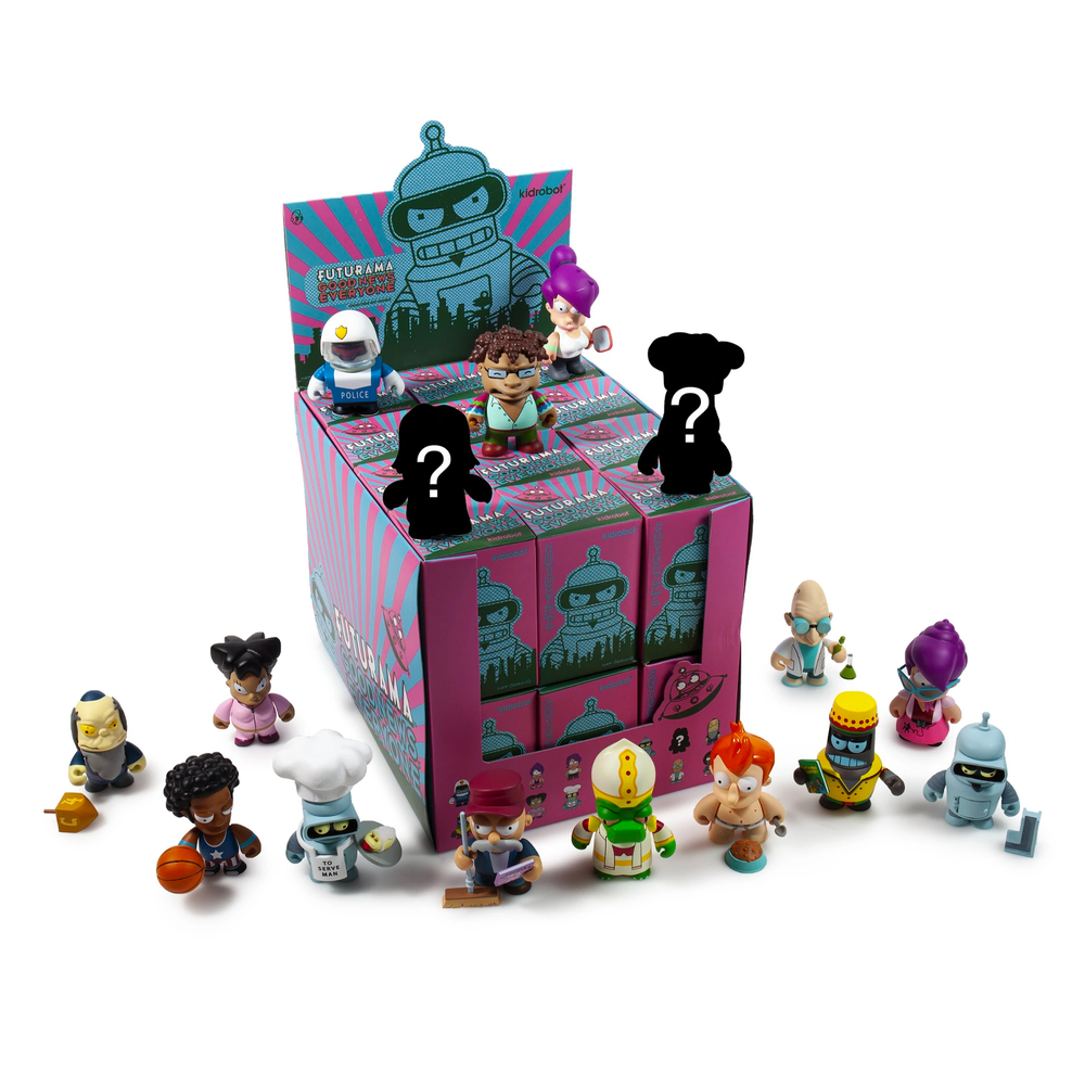 Futurama X Kidrobot Good News Everyone Blind Box Mini - PCA Designer Toys