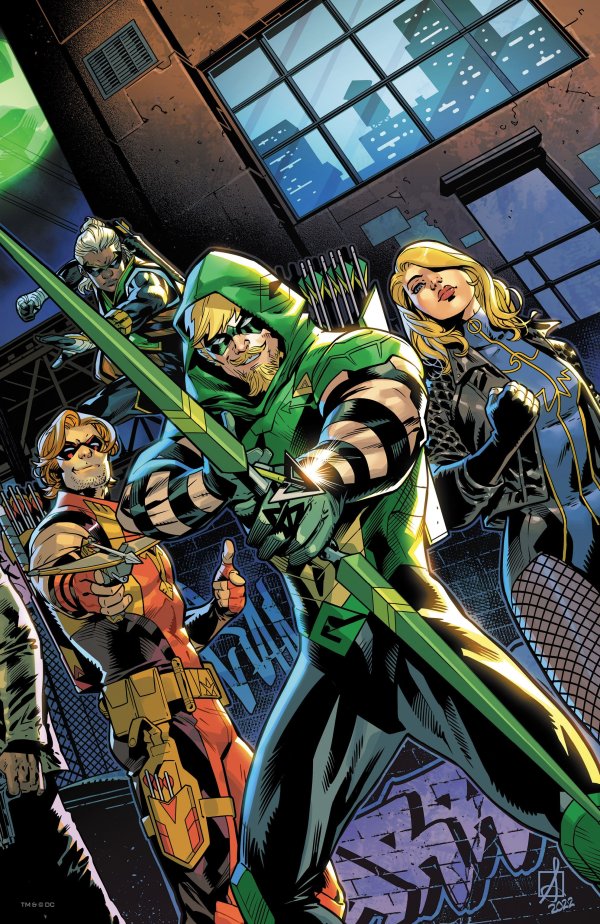 Green Arrow #1 Cover G Sean Izaakse Wraparound Foil Variant