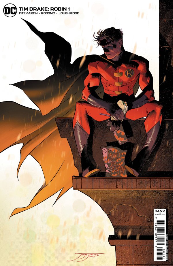 Tim Drake Robin #1 Cover B: Jorge Jimenez One Year Later Era Card Stock Variant