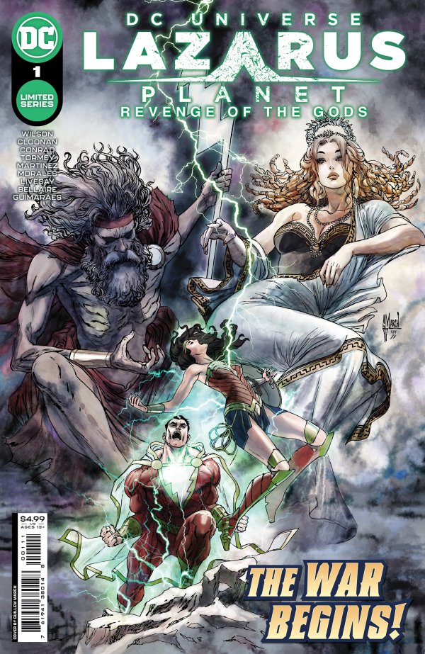 Lazarus Planet: Revenge of the Gods #1 Main Cover