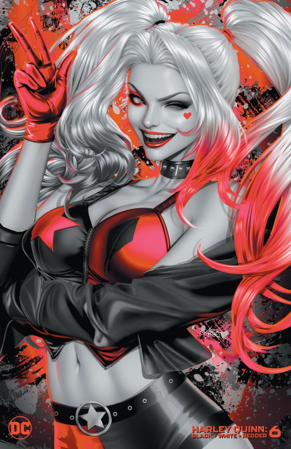 Harley Quinn Black White Redder #6 (Of 6) Cvr C Ariel Diaz Var