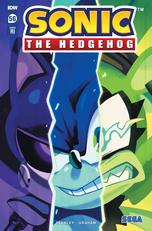 Sonic the Hedgehog #56 Cover RI - 1:10 Incentive Nathalie Fourdraine Variant