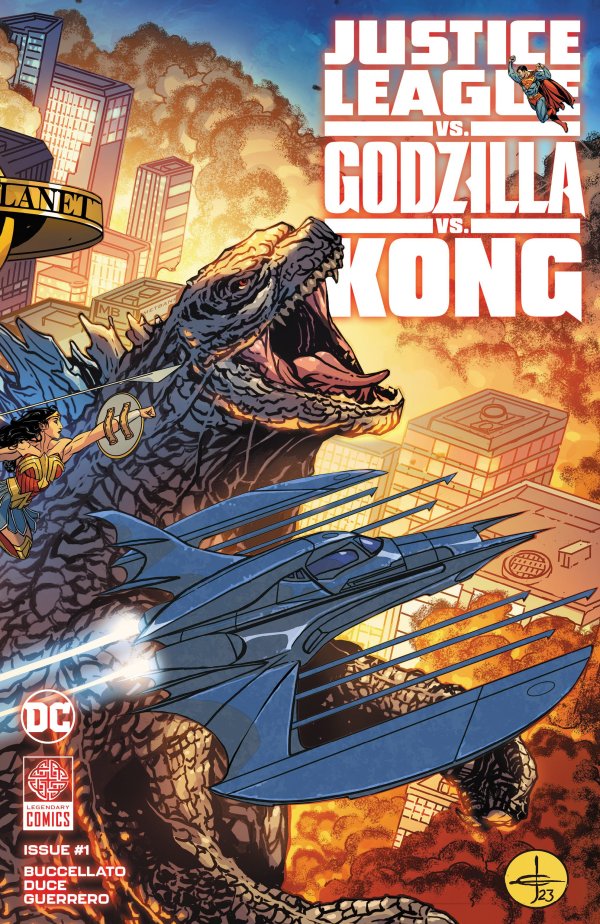 Justice League Vs Godzilla Vs Kong #1 (Of 7) Cover A Drew Johnson Wraparound Cvr