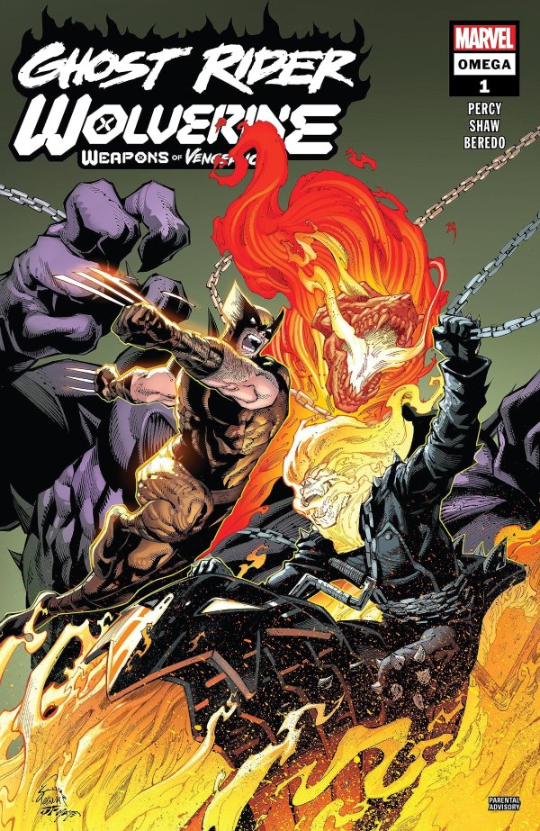 Ghost Rider/Wolverine: Weapons Of Vengeance Omega #1 Main Cover