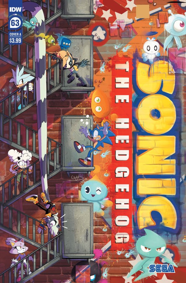 Sonic The Hedgehog #63 Main Cover