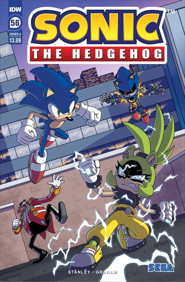 Sonic The Hedgehog #56 Main Cover