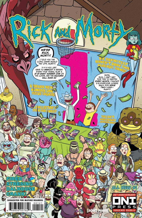 Rick and Morty #1 Cover B Ellerby