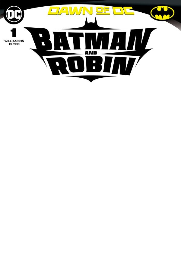 Batman And Robin #1 Cover D Blank Card Stock Var