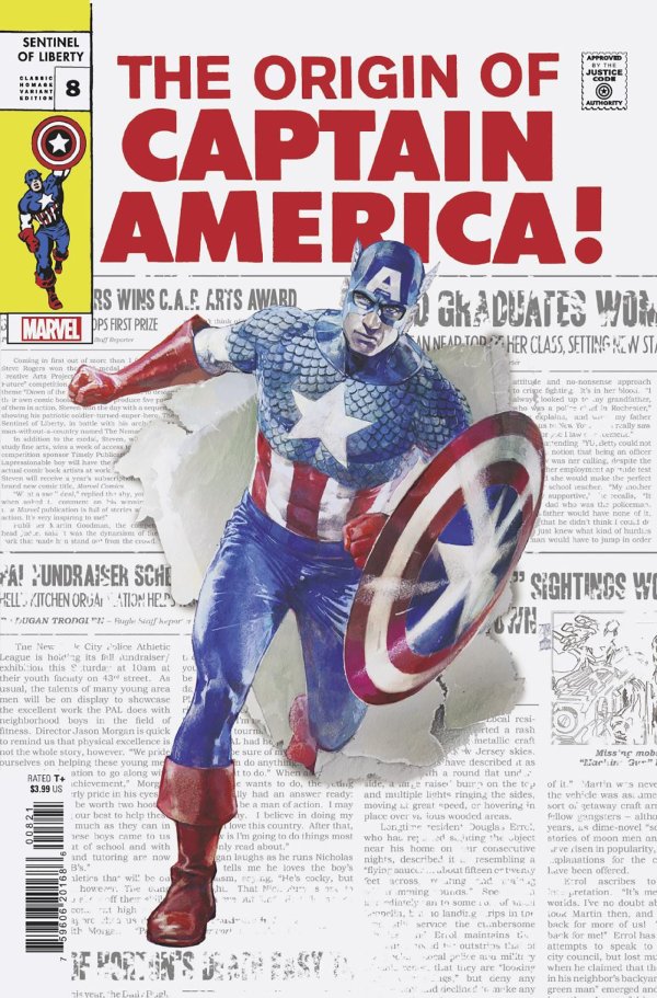 Captain America: Sentinel of Liberty #8 Maleev Classic Homage Variant