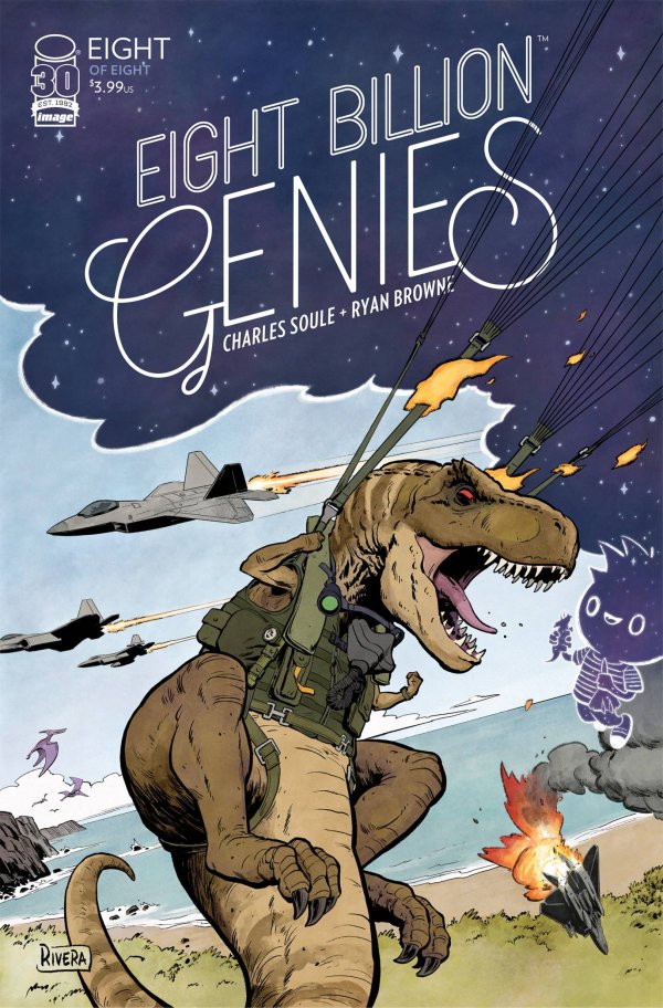 Eight Billion Genies #8 Cover B Paolo Rivera Variant