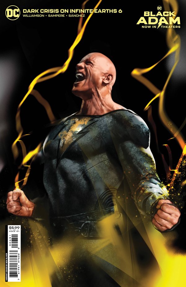 Dark Crisis on Infinite Earths #6 Cover D: Ben Oliver Black Adam Movie Card Stock Variant