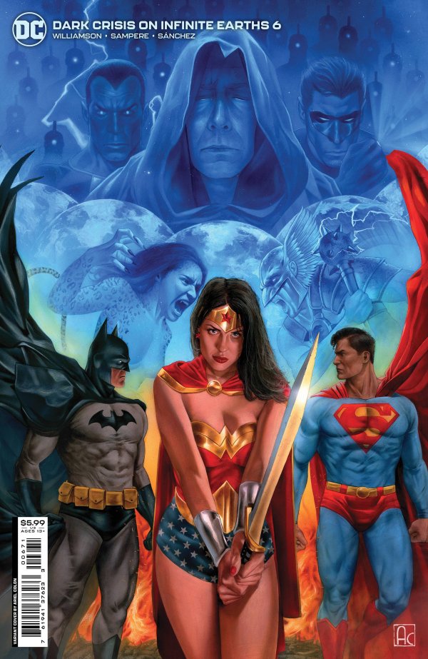 Dark Crisis on Infinite Earths #6 Cover C: Ariel Colon Infinite Crisis Homage Card Stock Variant