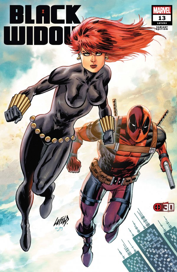 Black Widow #13 Liefeld Deadpool 30th Variant