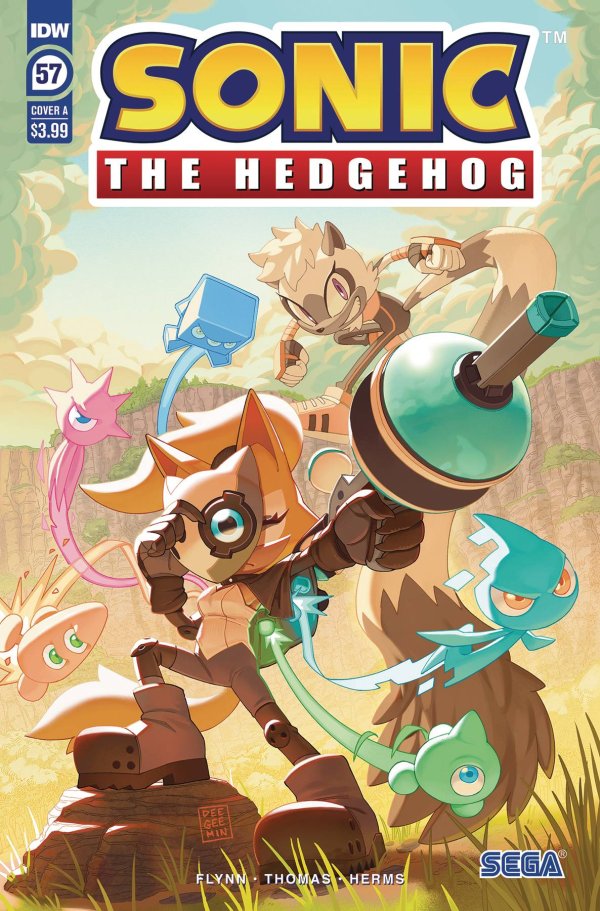 Sonic the Hedgehog #57 Main Cover