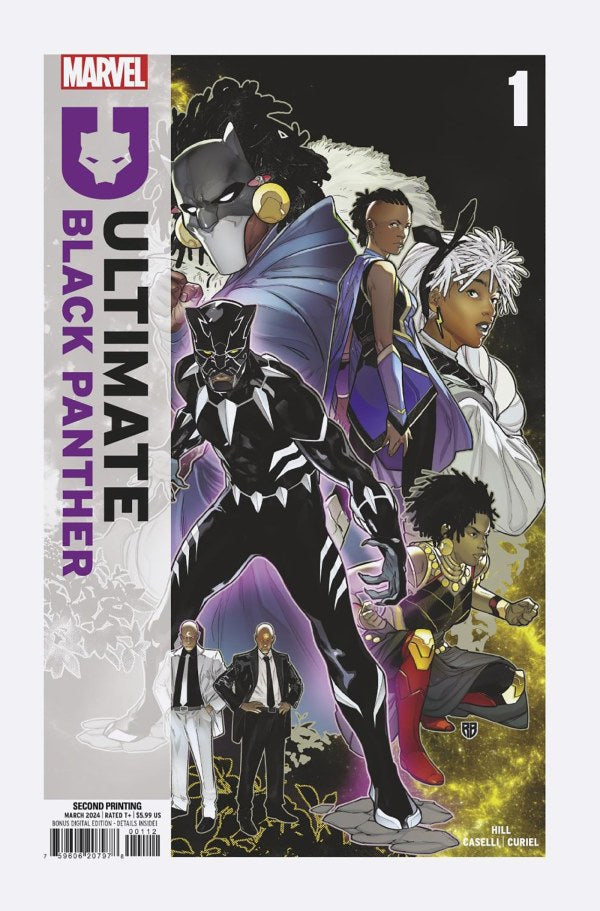 Ultimate Black Panther #1 R.B. Silva Second Printing Variant
