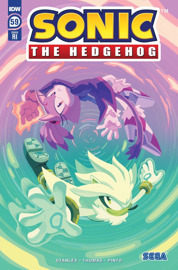 Sonic the Hedgehog #59 Cover RI - 1:10 Incentive Nathalie Fourdraine Variant