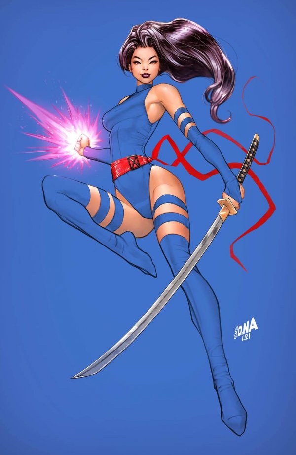 Hellions #10 David Nakayama Virgin Variant B (Psylocke)