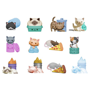 100% Soft Trash Kitties breakdown of all figures in series 2