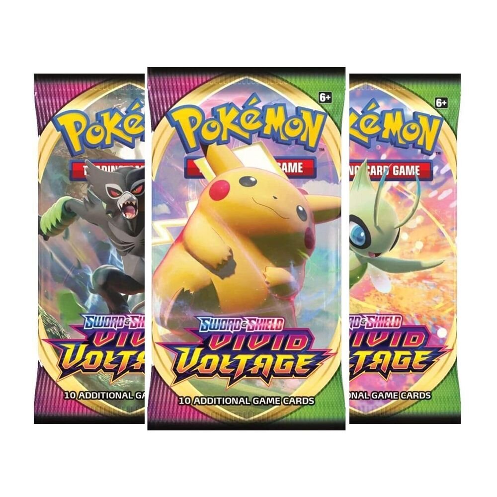 Pokemon Vivid Voltage Booster Pack - PCA Designer Toys